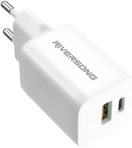 Riversong SafeKub D6 Chargeur rapide 30 W 1 x USB 1 x USB-C