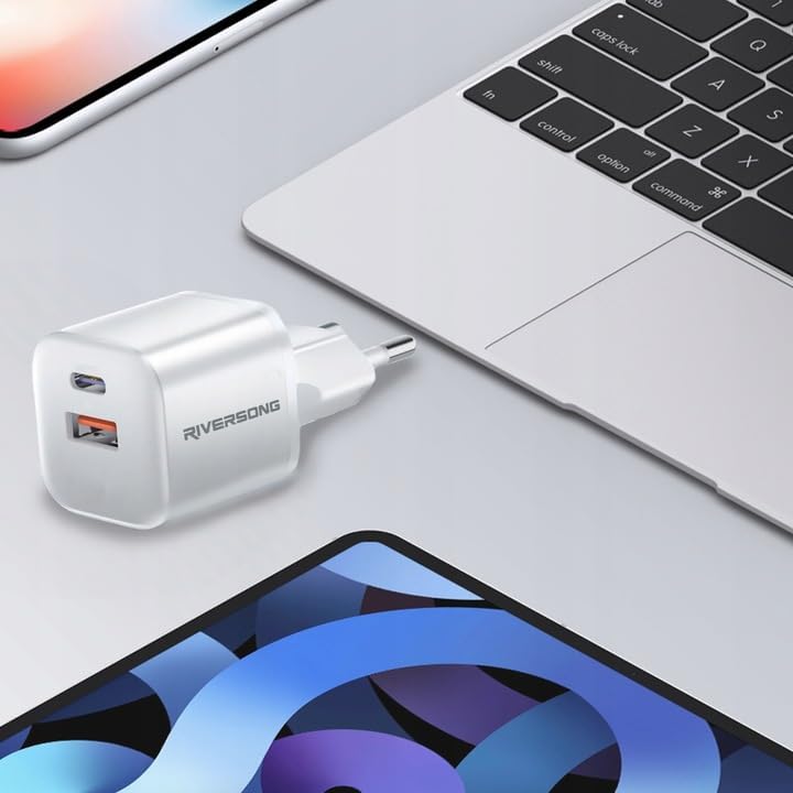 Riversong SafeKub D6 Chargeur rapide 30 W 1 x USB 1 x USB-C