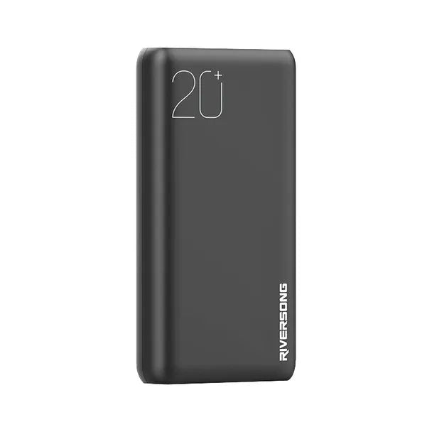 RiverSong Vision 20SE 20000mAh Power Bank, Black